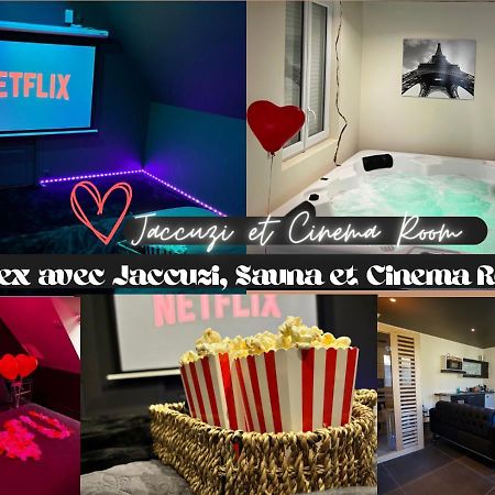 Magnifique Duplex Avec Jaccuzi, Sauna Et Cinema Room Privatif Fontenoy  외부 사진