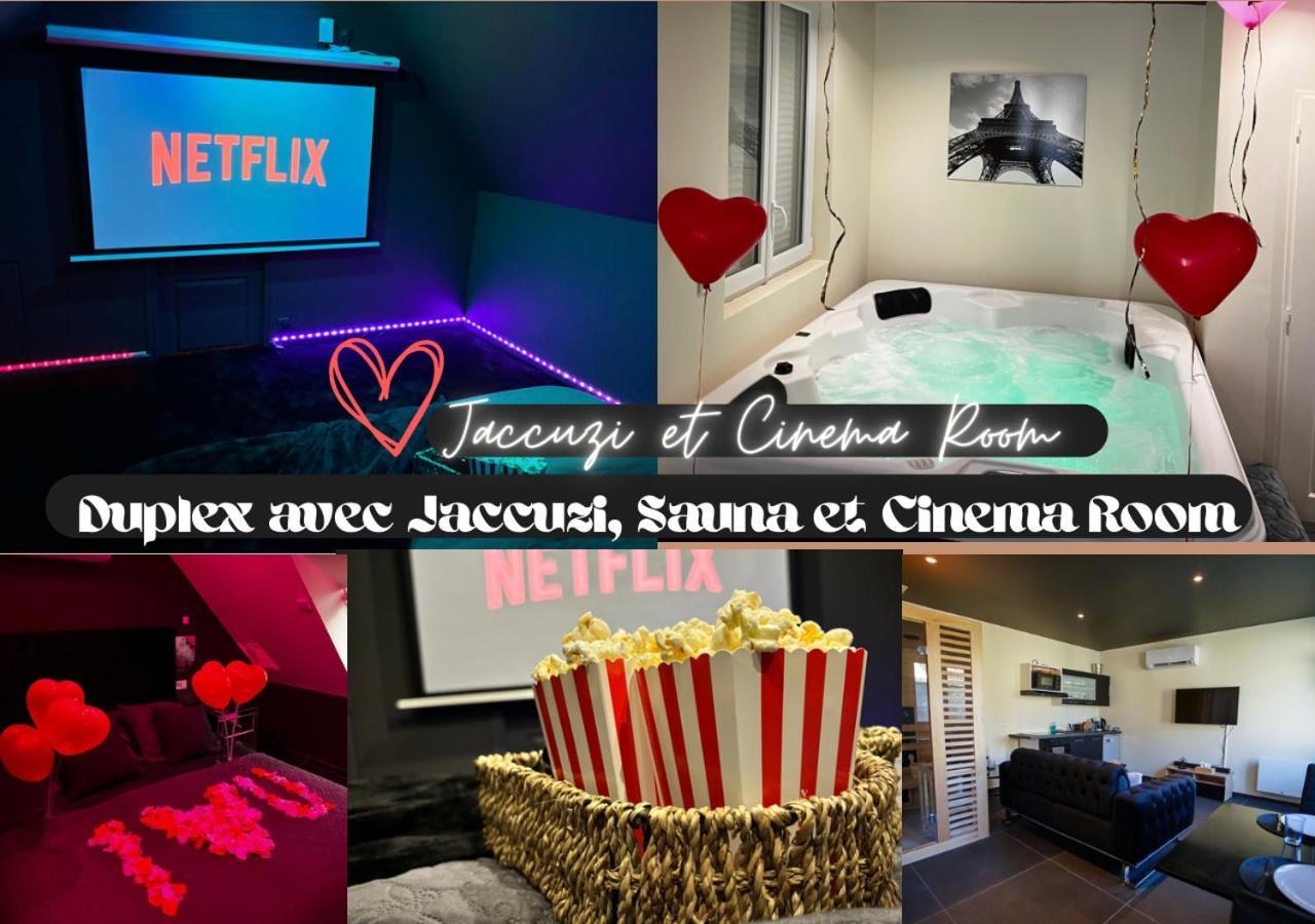 Magnifique Duplex Avec Jaccuzi, Sauna Et Cinema Room Privatif Fontenoy  외부 사진